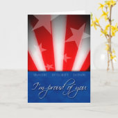 Steun onze Troepen, Trots op Jou, Held Kaart (Gele Bloem)