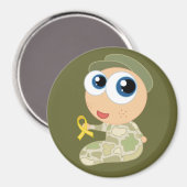 Steun onze troepenmagneet magneet (Voorkant / Achterkant)