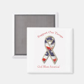 Steun onze troepenMagneten Magneet (Voorkant / Achterkant)