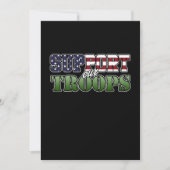 Steun onze Veteran Troops Happy Veterans Dag Bedankkaart (Voorkant)