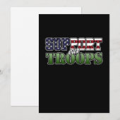 Steun onze Veteran Troops Happy Veterans Dag Bedankkaart (Voorkant / Achterkant)