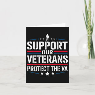 Steun onze veteranen en bescherm het VA-protest Kaart