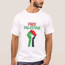 Steun Palestina met dit Vrije Palestina T-shirt