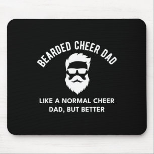 Steun Papa Baard Definitie Cheerleading Grappig _1 Muismat