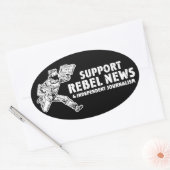 Steun Rebel Nieuws Stickers (Envelop)