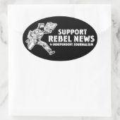 Steun Rebel Nieuws Stickers (Tas)
