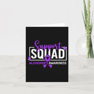 Steun Squad Heimer's Bewustzijn Paarse lint Maar Kaart
