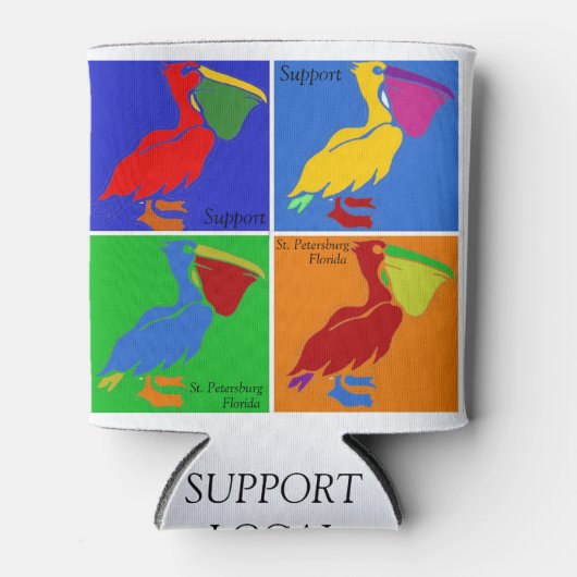 Steun St. Pete Blikjeskoeler (Voorkant)