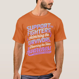 Steun Strijders die de genomen drug overdosis herd T-shirt