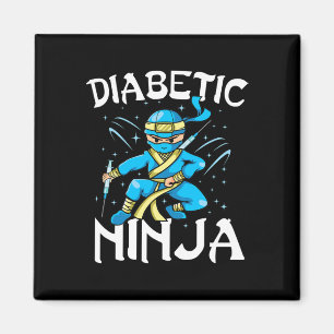 Steun T1D Diabetische Ninja Type 1 Diabetes Awaren Magneet