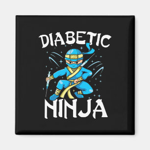 Steun T1D Diabetische Ninja Type 1 Diabetes Awaren Magneet