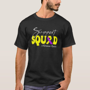 Steun Team Auto-immuun Hepatitis Bewustzijn Geel T-shirt