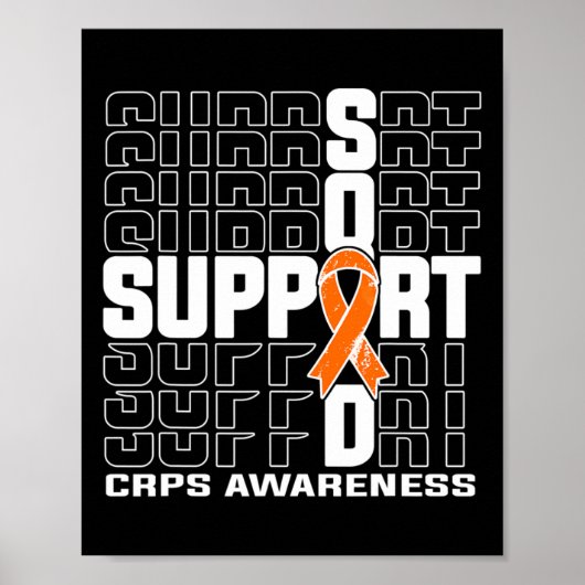 Steun Team CRPS-bewustzijn Poster (Voorkant)