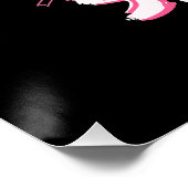 Steun Team Gnome Warrior Borstkanker Bewustzijn Perfect Poster (Hoek)