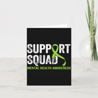 Steun Team Mentale Gezondheid Bewustzijn Groene Li Kaart