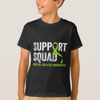 Steun Team Mentale Gezondheid Bewustzijn Groene Li T-shirt