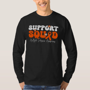 Steun Team Multiple Sclerose bewustzijn T-shirt