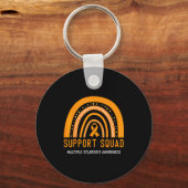 Steun Team Multiple Sclerose Bewustzijnslint Sleutelhanger (Voorkant)