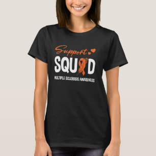Steun Team Multiple Sclerose Bewustzijnslint T-shirt