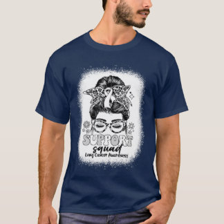 Steun Team Rommelige Knot Long Bewustzijn Geschenk T-shirt