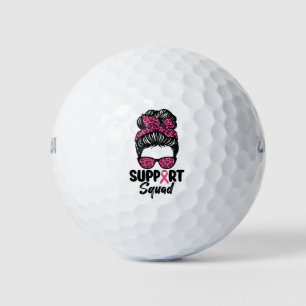 Steun Team Rommelige Knot Roze Krijger Borstkanker Golfballen