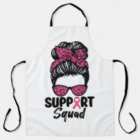 Steun Team Rommelige Knot Roze Krijger Borstkanker