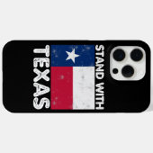 Steun Texas I-tribune met Texaanse vlag Case-Mate iPhone Case (Achterkant (horizontaal))