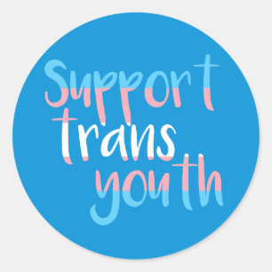 Steun Trans Youth Stickers