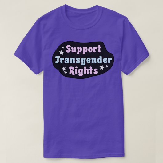 Steun transgenderrechten t-shirt (Design voorkant)