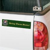 steun troepen, breng ze naar huis! bumpersticker (Op Truck)