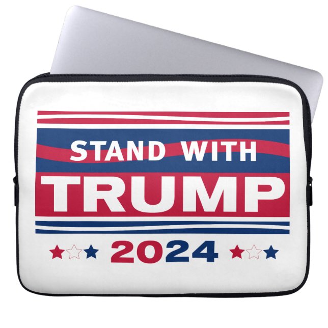 Steun Trump~2024~MAGA Laptop Sleeve (Voorkant)