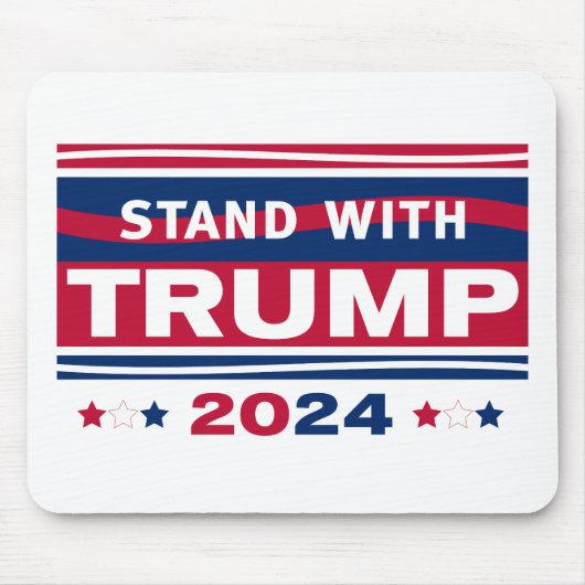 Steun Trump~2024~MAGA Muismat (Voorkant)