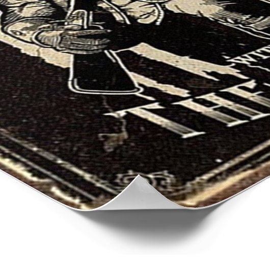 Steun tweede amendement poster (Hoek)