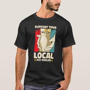 Steun u lokale pothandelaar aardewerk kunstenaar 2 t-shirt