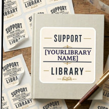 Steun uw bibliotheek – Maatwerk naamontwerp voor b
