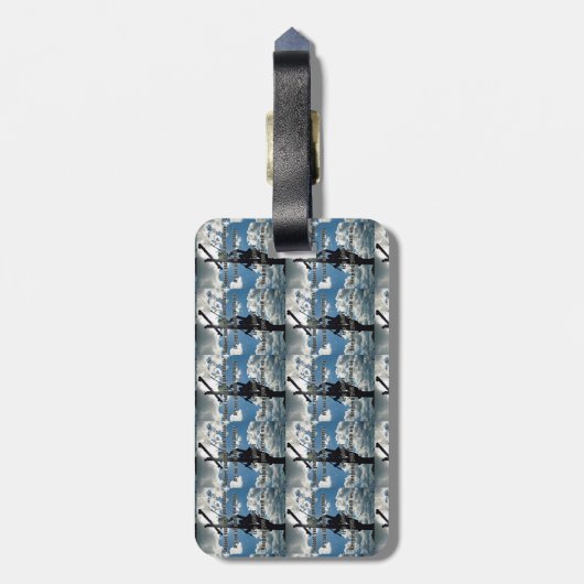 Steun uw Lineman Bagagelabel (Achterkant verticaal)