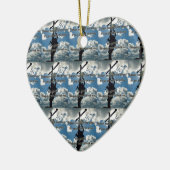 Steun uw Lineman Keramisch Ornament (Links)