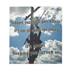 Steun uw Lineman Notitieblok