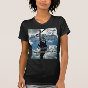 Steun uw Lineman T-shirt