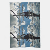 Steun uw Lineman Theedoek (Verticaal)