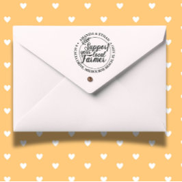 Steun Uw lokaal Farner Thema Zelfinktende Stempel