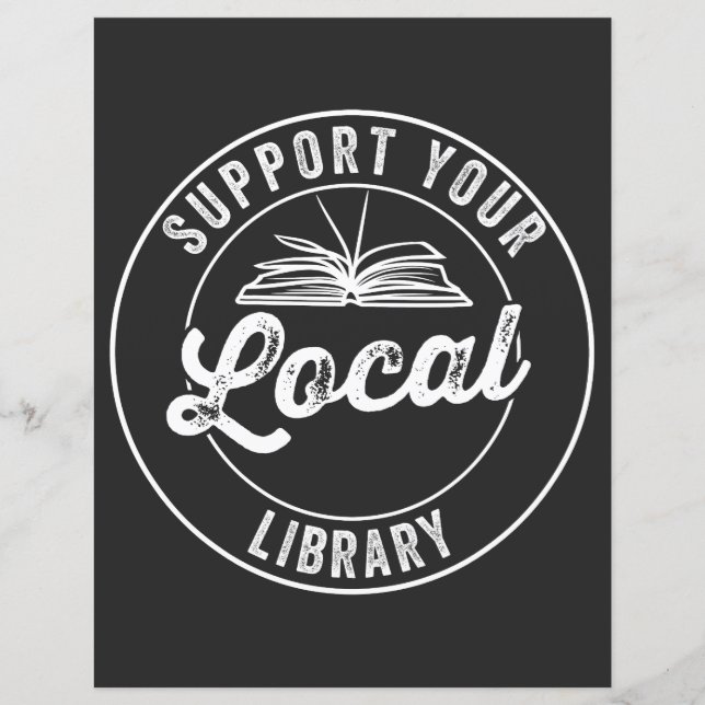 steun uw lokale bibliotheek (Voorkant)