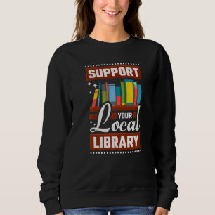 Steun uw lokale bibliotheek Boekenwurm Trui