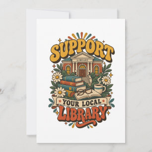 Steun uw lokale bibliotheek kaart