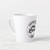 steun uw lokale bibliotheek latte mok (Linkerhoek)