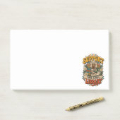 Steun uw lokale bibliotheek post-it® notes (Op bureau)