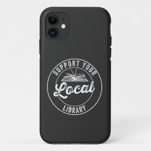 steun uw lokale bibliotheek T-Shirt Magnet Case-Mate iPhone Case