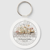 Steun uw lokale boekwinkel Book Club Custom Sleutelhanger (Achterkant)
