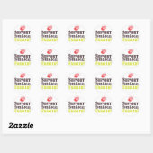 Steun uw lokale boer! Stickers (Vel)
