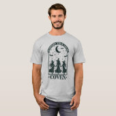 Steun uw lokale Coven Funny Witch Halloween T-shirt (Voorkant volledig)